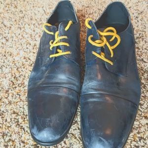 Navy Blue dress shoes size 9.5